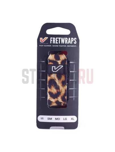 GRUVGEAR FRETWRAPS WILD "Leopard " заглушка для струн, Леопардовая размер SM FW-1PK-LEP-SM