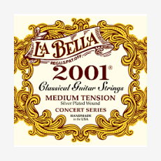 Струны для классической гитары La Bella 2001M 2001 Medium Tension 29-41