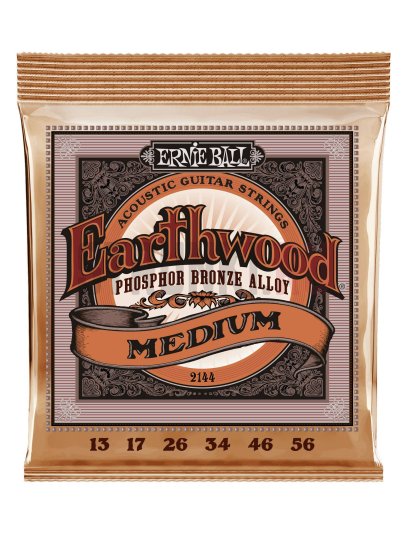 Струны для акустической гитары Ernie Ball 2144 Earthwood 13-56