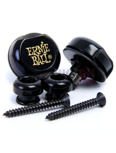 Комплект стреплоков (пара) ERNIE BALL P04601 SUPER LOCK черные