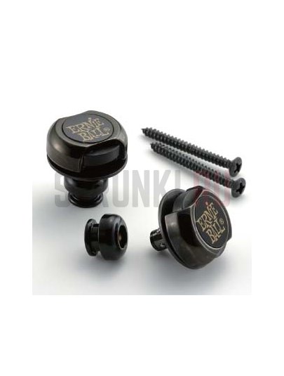 Комплект стреплоков (пара) ERNIE BALL P04601 SUPER LOCK черные