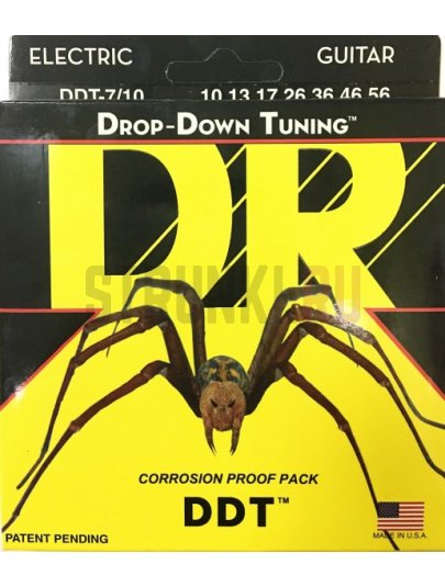 Струны для электрогитары DR Drop Down Tuning DDT7/10 10-56