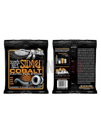 Струны для бас-гитары Ernie Ball 2733 Cobalt Slinky 45-105