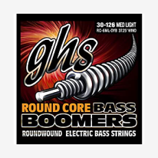 Струны для бас-гитары GHS Round Core Bass Boomers RC-6ML-DYB 30-126